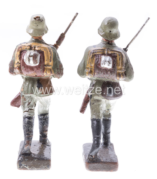 Lineol - Heer 2 Soldaten im Vormarsch Bild 2