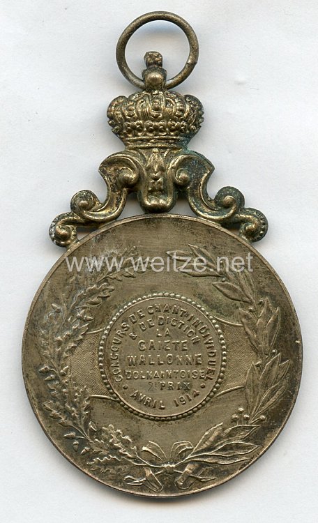 Belgien Preis-Medaille 