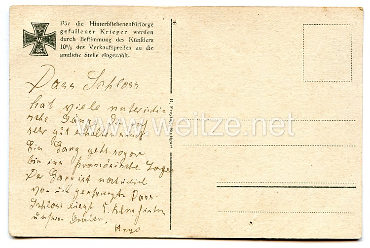 Deutsches Reich 1. Weltkrieg Postkarte 