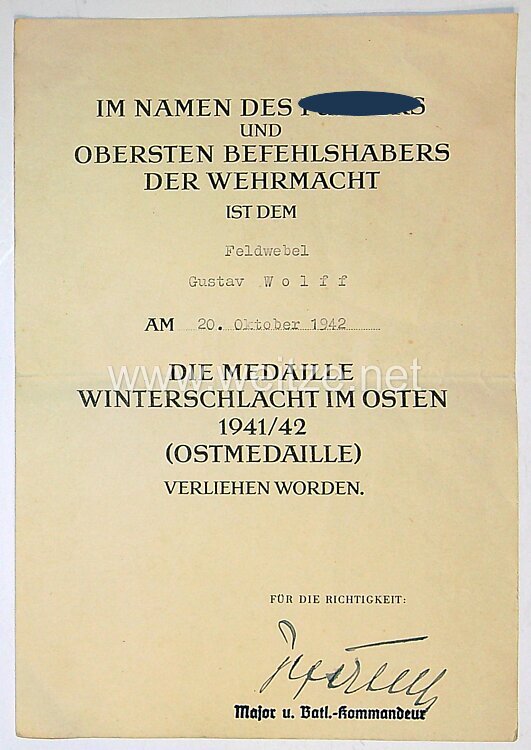 III. Reich - Deutsche Turnerschaft - Urkunde + Urkunde Ostmedaille / Feldwebel Bild 2