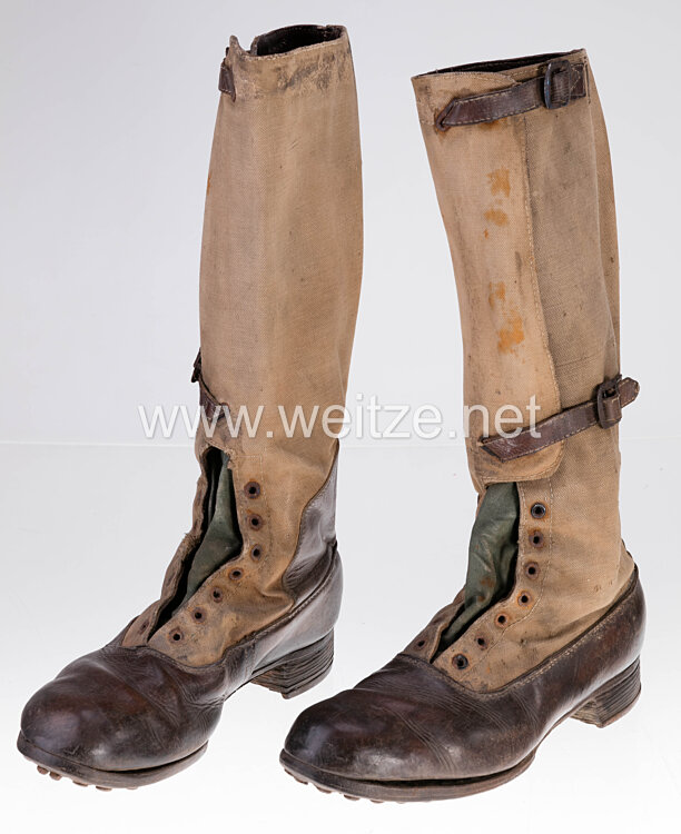 Luftwaffe Afrikakorps Paar Stiefel für die Tropenbekleidung Bild 2