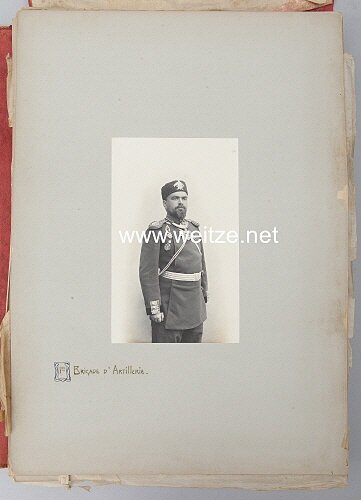 Rußland großes Geschenk-Fotoalbum der russischen Garde an König Viktor Emanuel von Italien. (WEITERE FOTOS: 228217) Bild 2