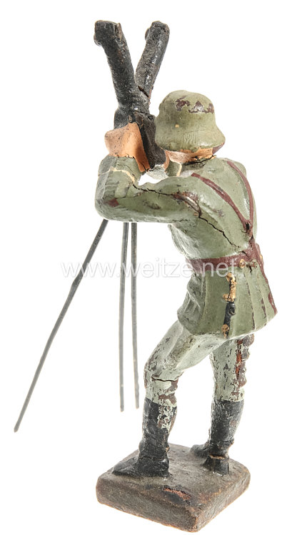 Lineol - Heer Offizier am dreibeinigen Scherenfernrohr Bild 2