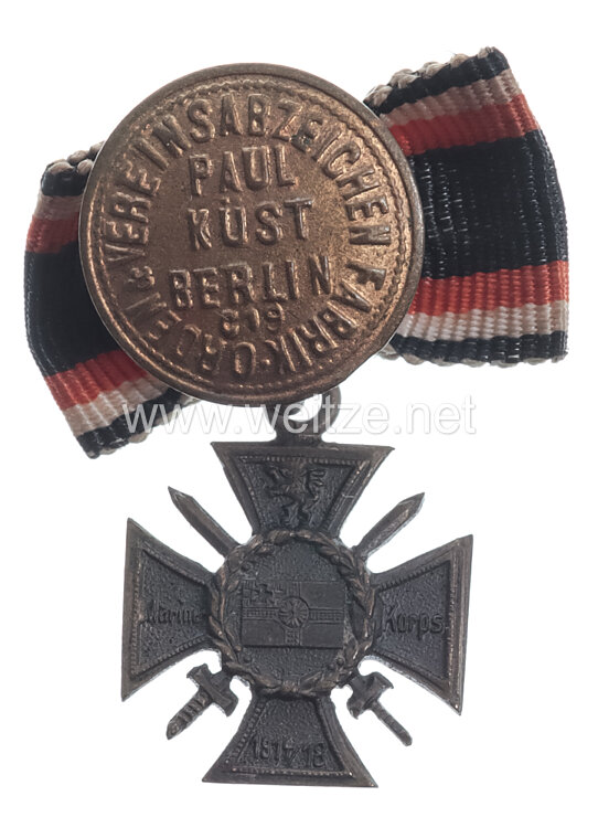 Ehrenkreuz des Marine-Korps 1914-1918, sogenanntes 