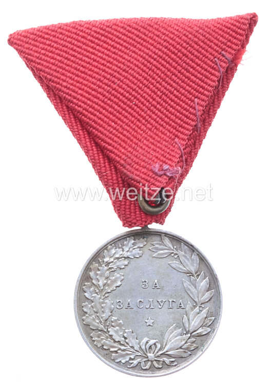 Königreich Bulgarien Verdienstmedaille in Silber Bild 2