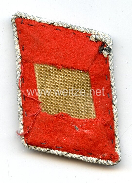 Luftwaffe Einzel Kragenspiegel für einen Leutnant der Flakartillerie  Bild 2