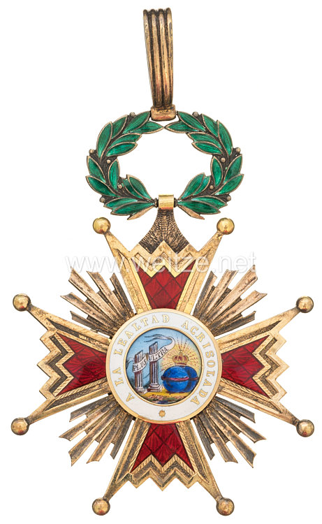 Königreich Spanien Orden Isabella de la Catholica - Kommandeurkreuz Bild 2