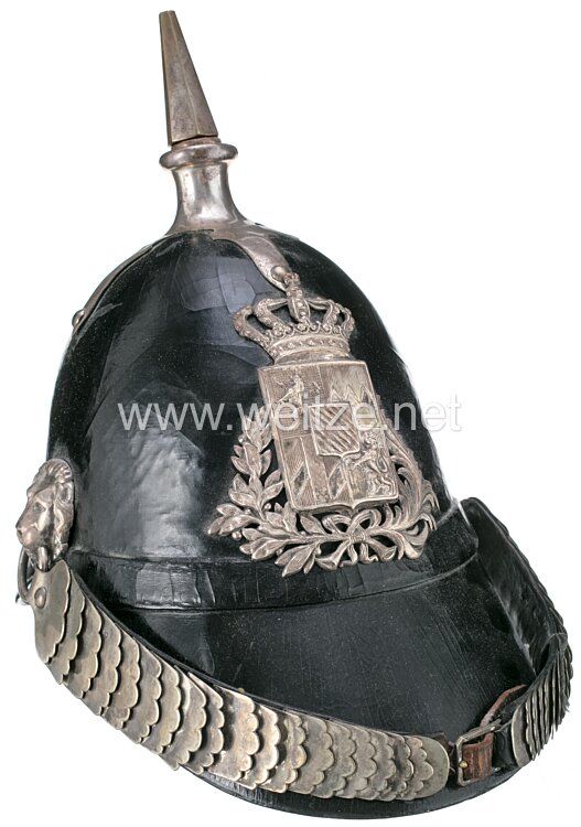 Bayern Helm der Bürgerwehr Modell 1853 Bild 2