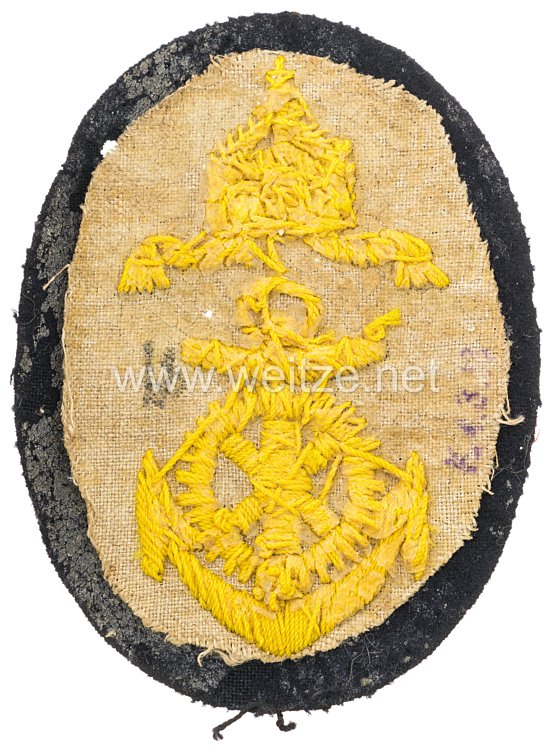 Kaiserliche Marine Ärmelabzeichen für einen Obermaschinistenmaat Bild 2