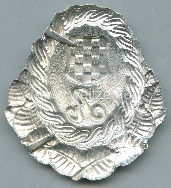 Kroatien 2. Weltkrieg Mützenabzeichen der Gendarmerie Bild 2