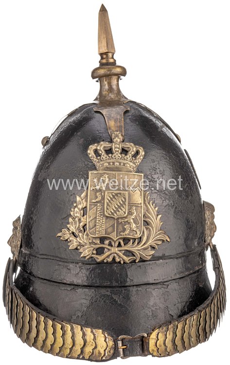 Bayern Helm Modell 1848 für Offiziere Bürgerwehr Bild 2