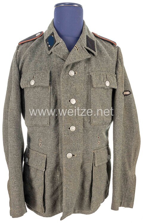 Waffen-SS Feldbluse M 43 für einen SS-Mann Artillerie Bild 2