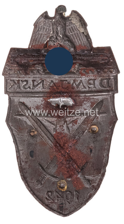 Demjansk - Schild 1942  Bild 2