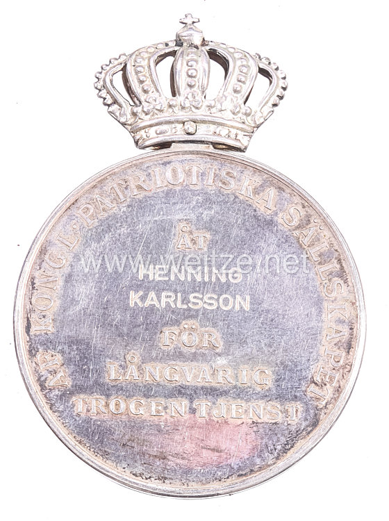 Königreich Schweden Verdienstmedaille Gustaf V Sveriges Bild 2