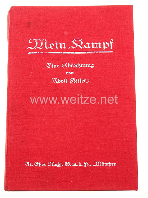 Mein Kampf - 1. Band - III Auflage von 1928 & 2. Band 1. Auflage 1927 Bild 2