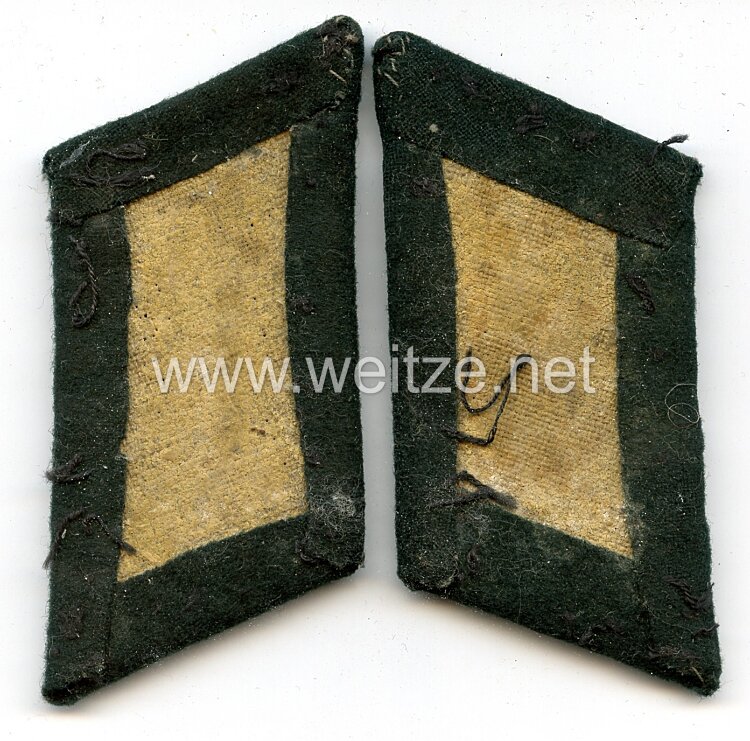 Wehrmacht Heer Paar Kragenspiegel für einen Offizier der Artillerie  Bild 2