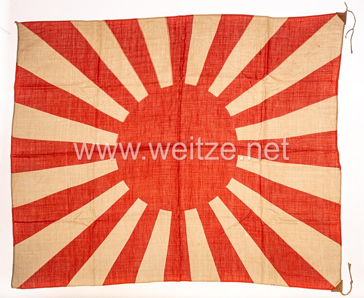 Japan 2. Weltkrieg Kaiserlich Japanische Marine, Gefechtsflagge der aufgehenden Sonne (Kyokujitsuki) Bild 2