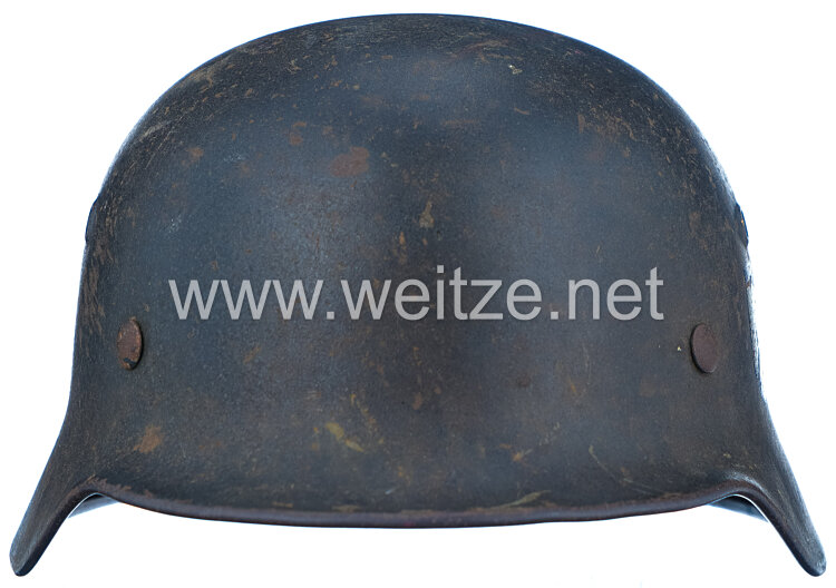 Wehrmacht Heer Stahlhelm M40 mit 1 Emblem  Bild 2