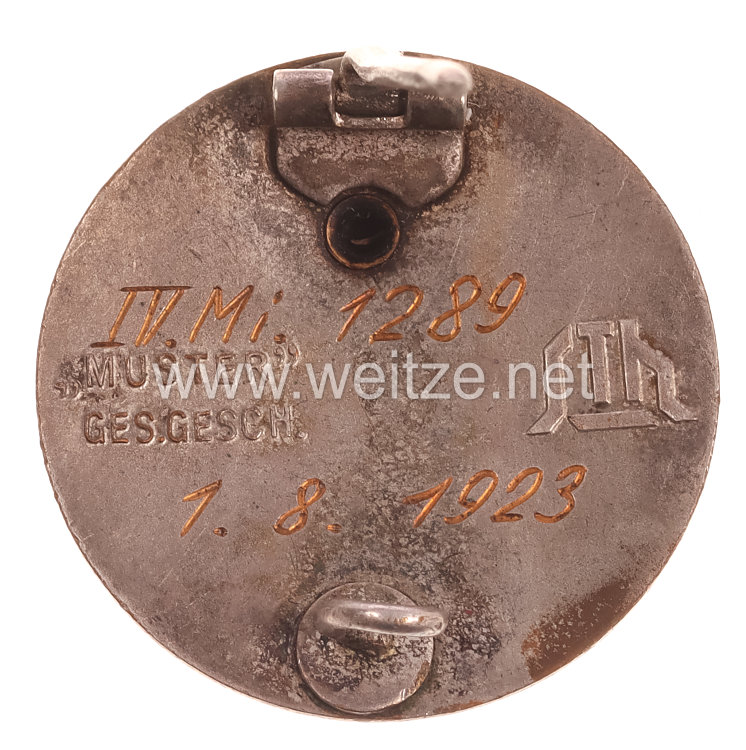 Stahlhelmbund - Diensteintrittsabzeichen 1923 Bild 2