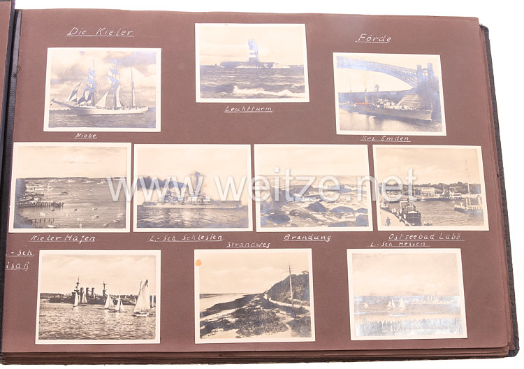 Reichsmarine Fotoalbum, Angehöriger vom Linienschiff 