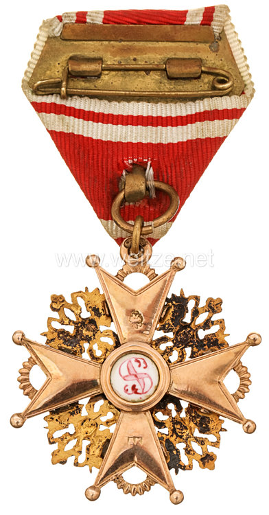 Zaristisches Russland St. Stanislaus Orden Kreuz 4. Klasse Bild 2