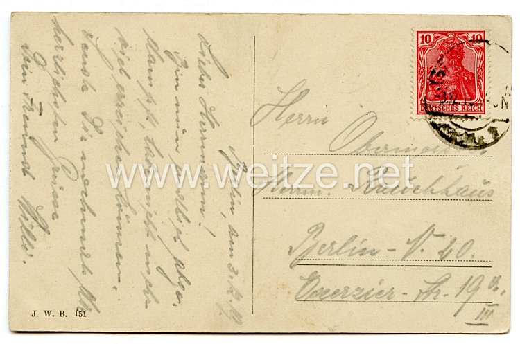 Preußen Postkarte 
