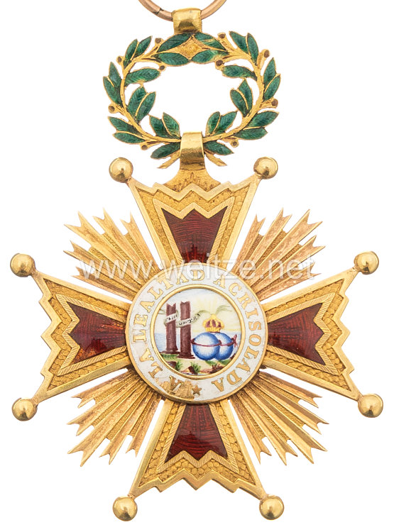 Königreich Spanien Orden Isabella de la Catholica, Ritterkreuz Bild 2