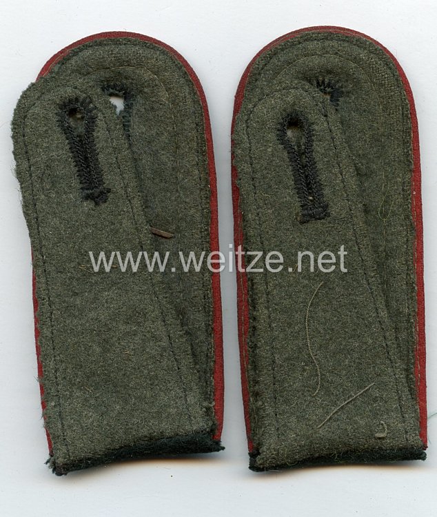 Wehrmacht Heer Paar Schulterstücke für einen Oberfeldwebel der Artillerie Bild 2
