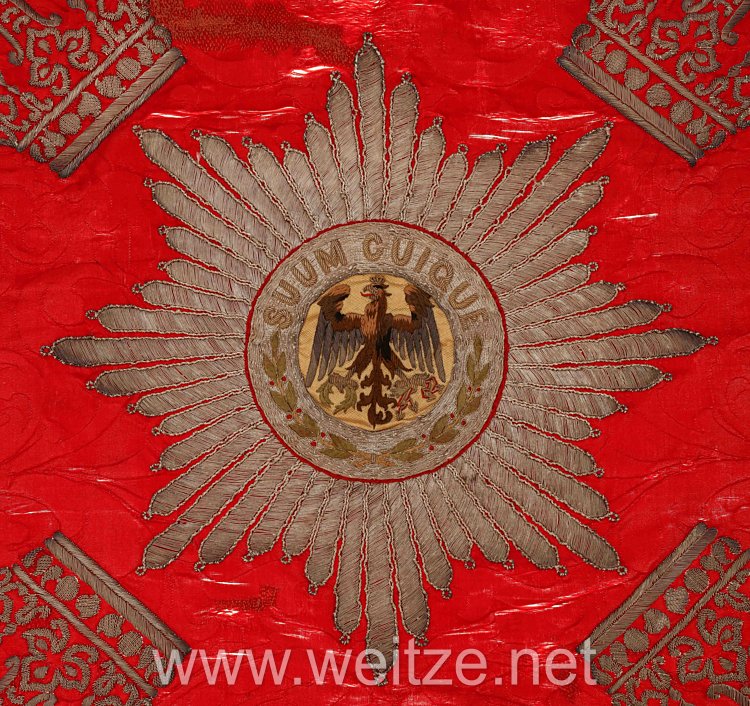 Preußen Fanfarentuch des Regiments Garde du Corps Bild 2