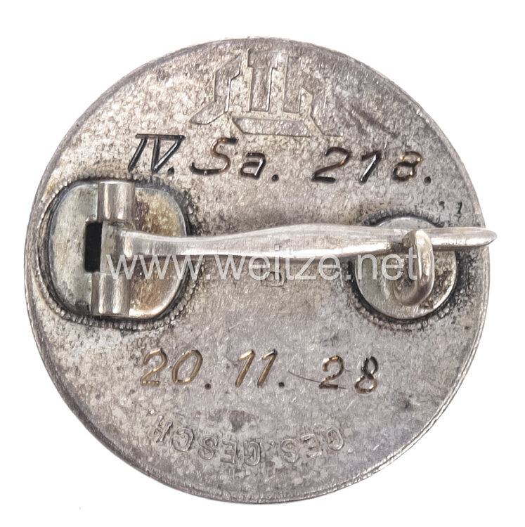 Stahlhelmbund - Diensteintrittsabzeichen 1928 - Silber Bild 2