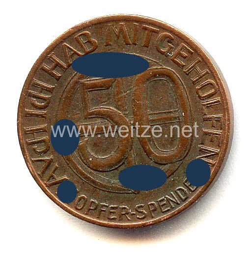 III. Reich - Spendenmarke - 