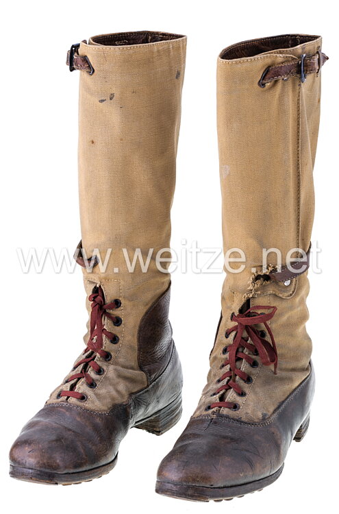Luftwaffe Afrikakorps Paar Stiefel für die Tropenbekleidung Bild 2