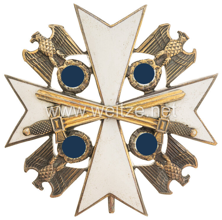 Deutscher Adlerorden Verdienstkreuz 2. Stufe mit Schwertern im Etui Bild 2